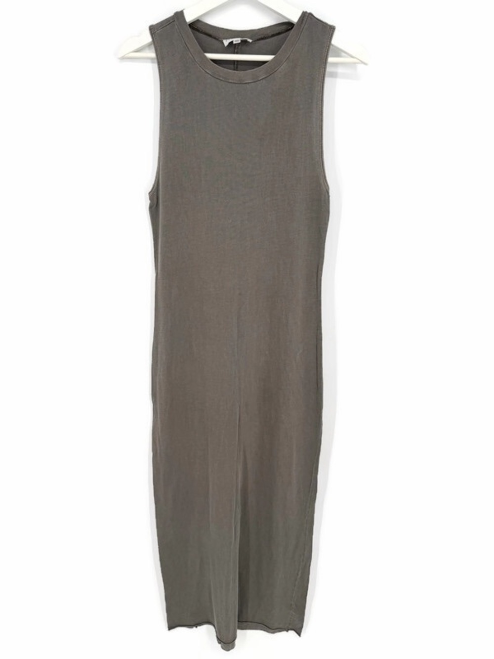 Community Aritzia Grey Ribbed Tank Maxi Dress Size XXS